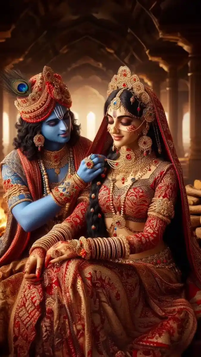 radha krishna playing holi images