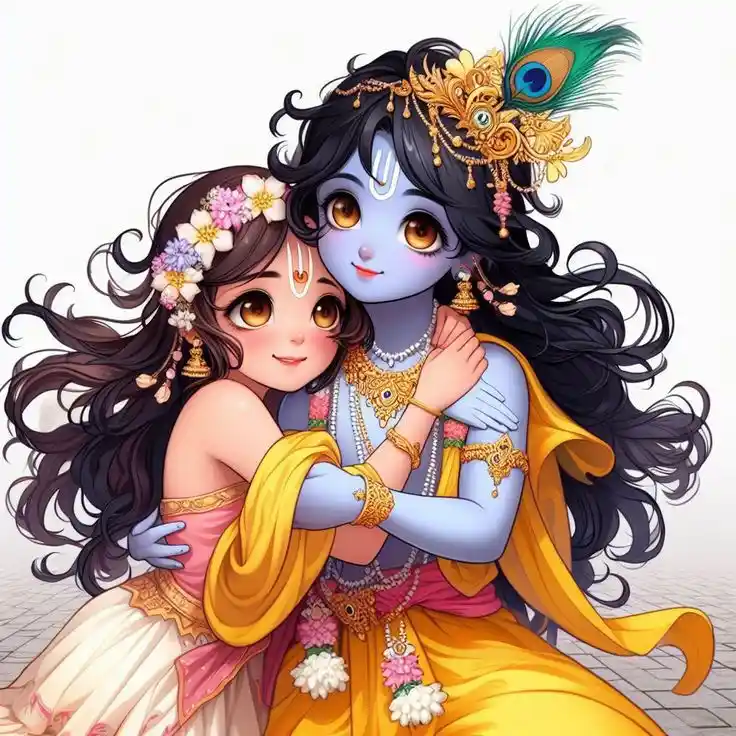 radha krishna image dp