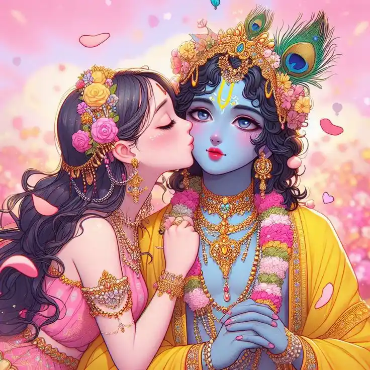 krishna images radha