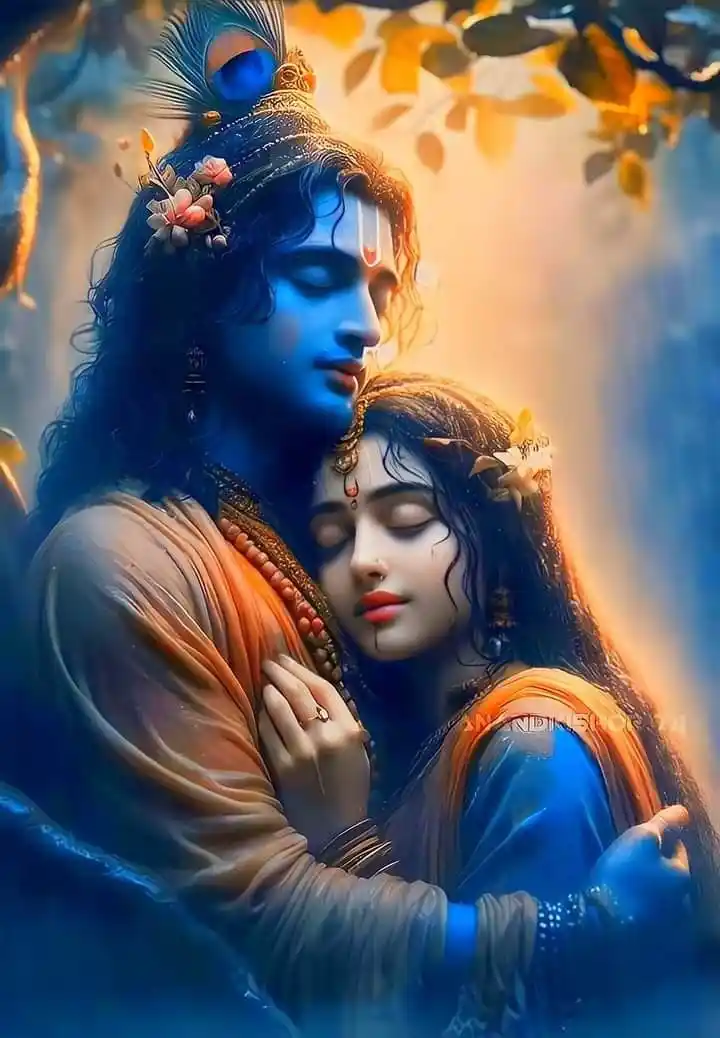 good morning images with radha krishna