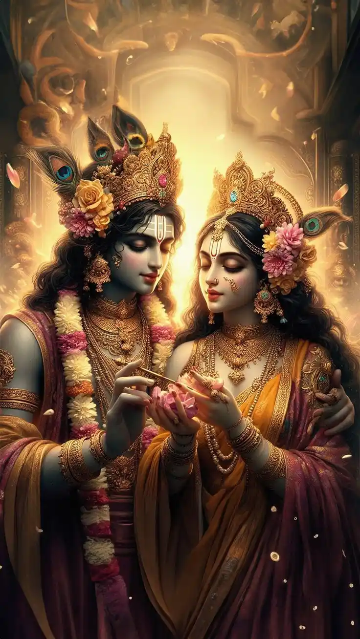 radha krishna images with quotes in hindi