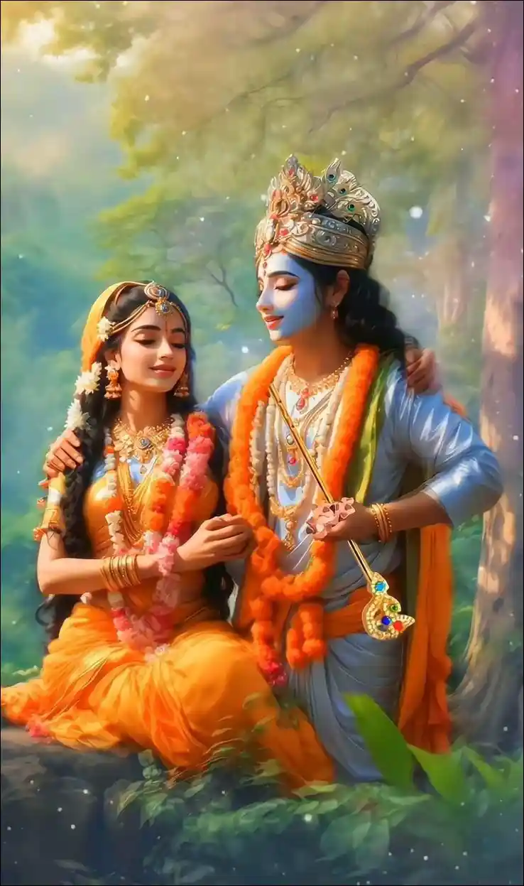 radha krishna cute images for dp