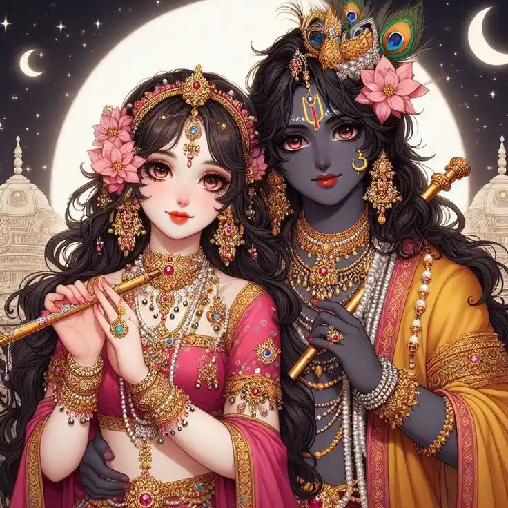 radha krishna gopi images