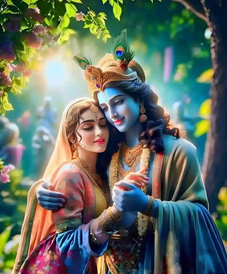 radha krishna bansuri images