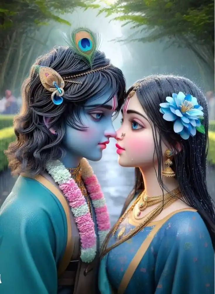 radha krishna ganesh images