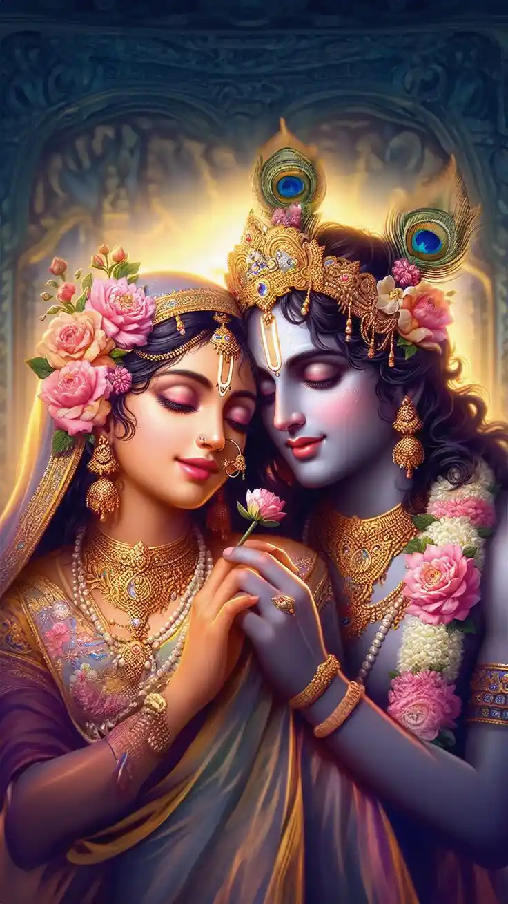 unique radha krishna images