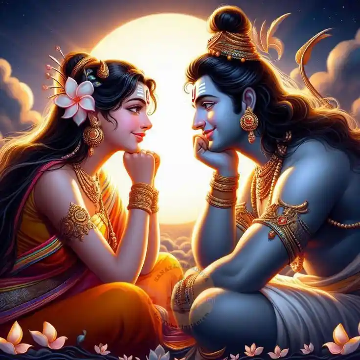 shiv parvati wedding image