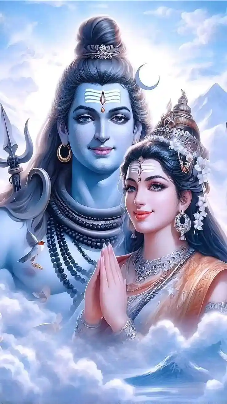 shiv parvati romantic images
