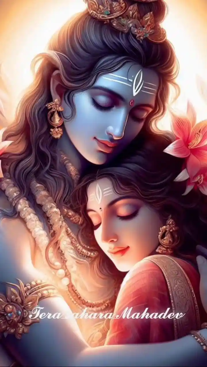 shiv parvati cartoon images