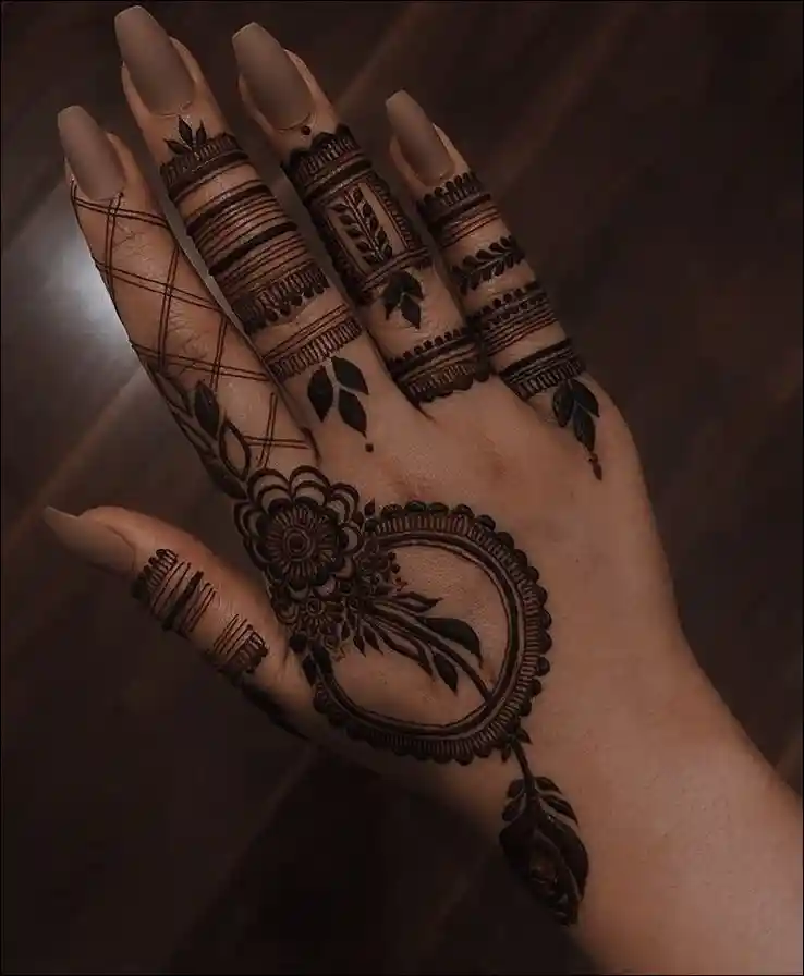bridal mehandi images