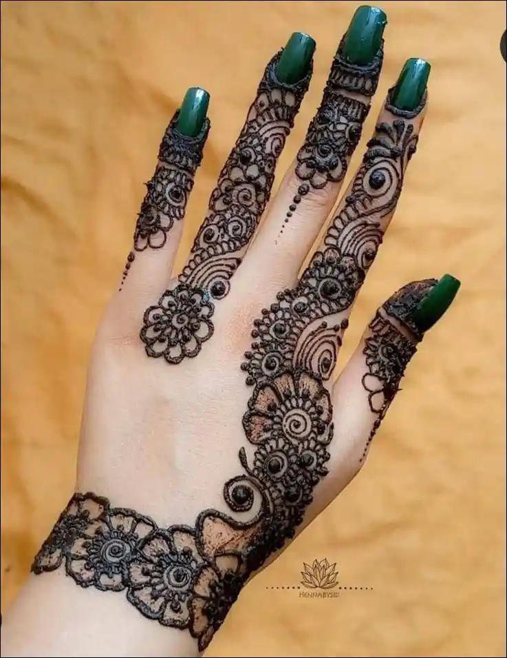 full hand mehandi images