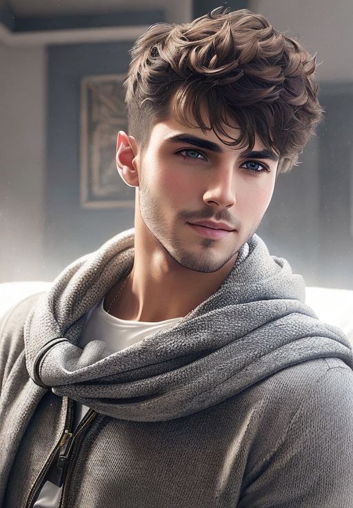 stylish boys cartoon