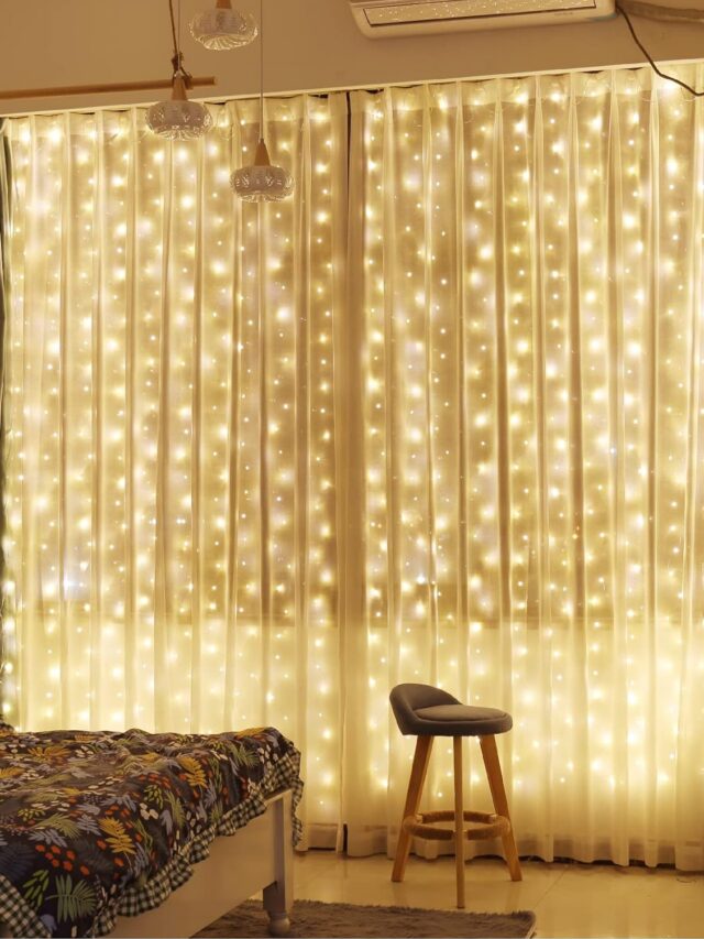 8 LED Curtain Lights From Amazon That Make PERFECT Christmas Photo Backgrounds