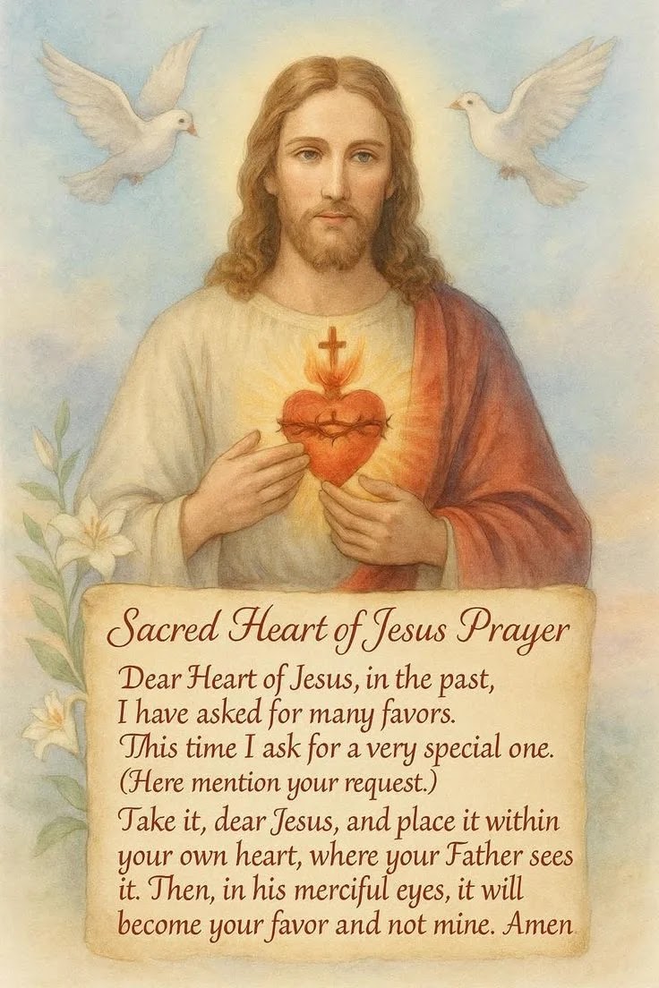 sacred heart holy light image