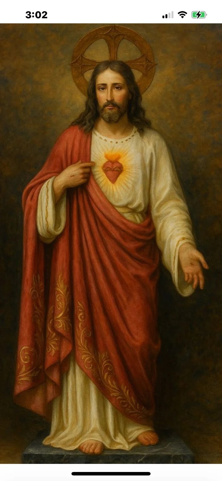 catholic jesus fresco image