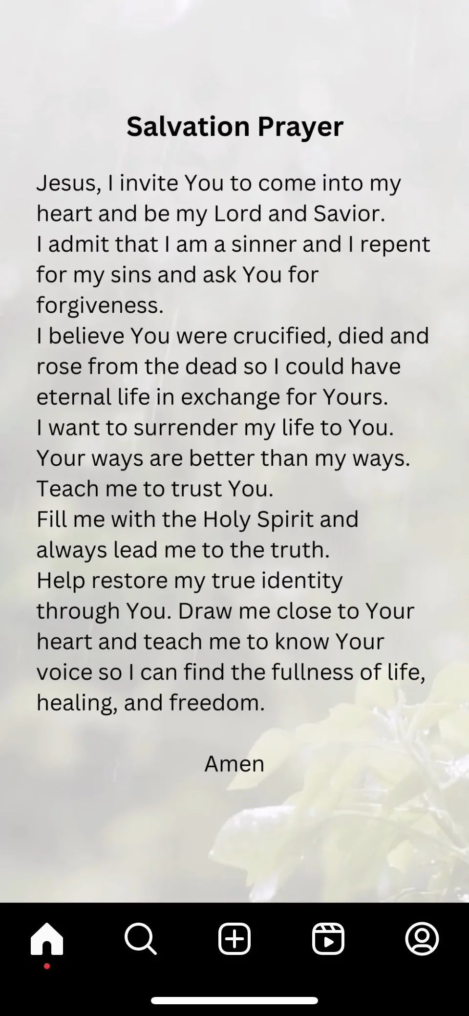 jesus come into my heart prayer