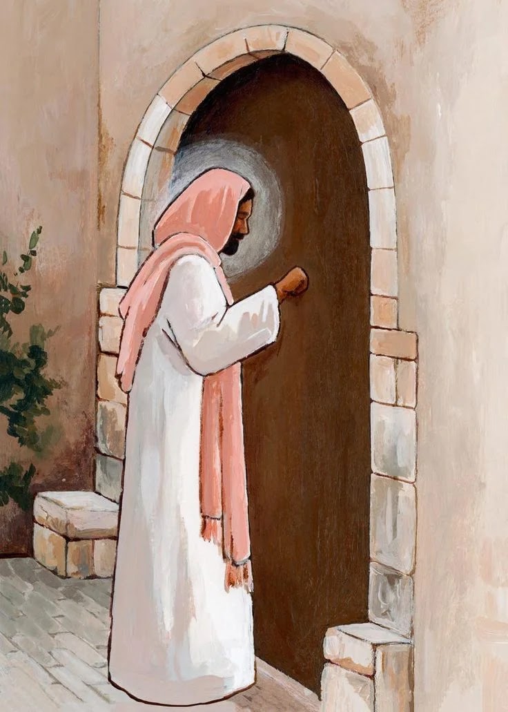 jesus comforting art image