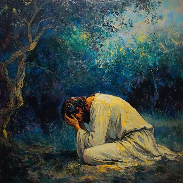 jesus agony painting