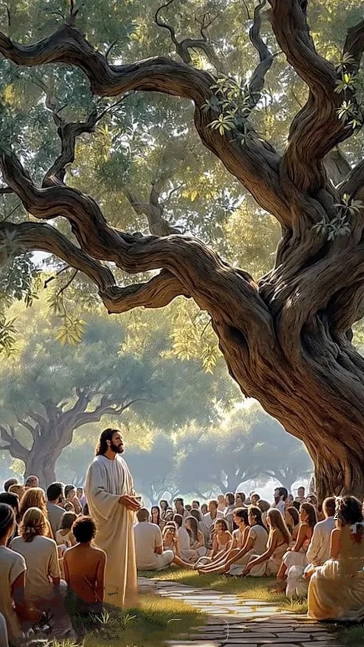 jesus bible scene art