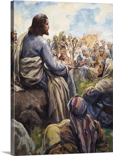 jesus gospel prayer scene