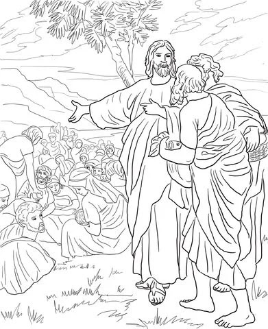 jesus serving people image