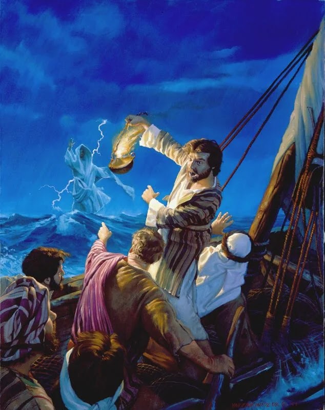 jesus saving peter picture