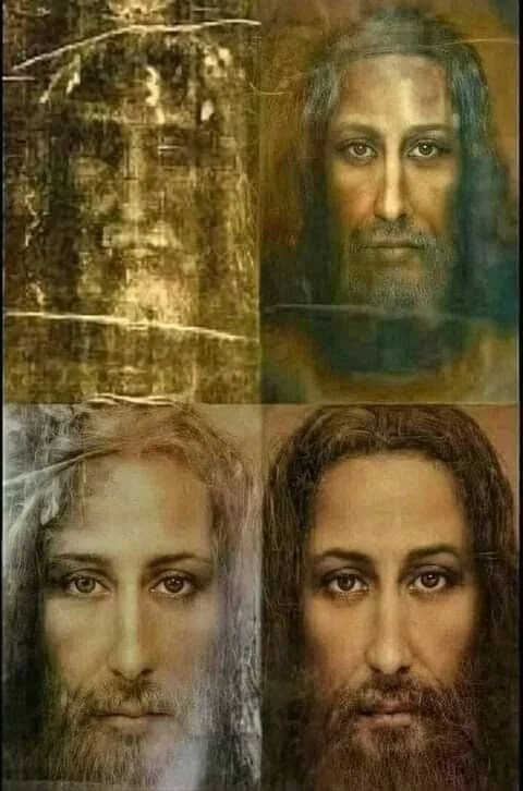 holy face shining artwork