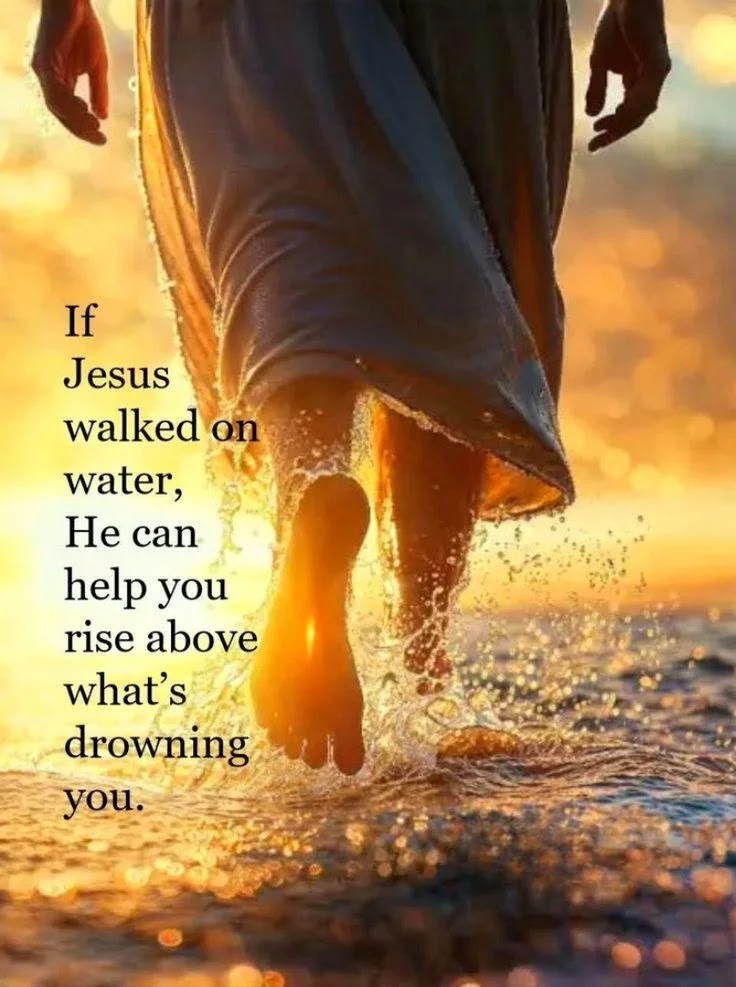 walking with jesus image