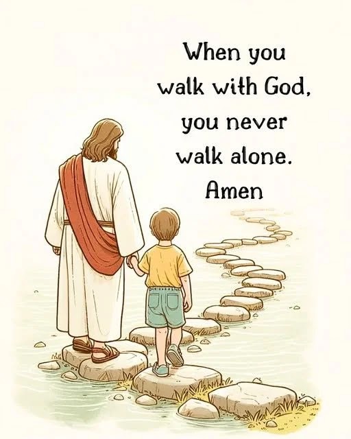 jesus encouragement walking quote