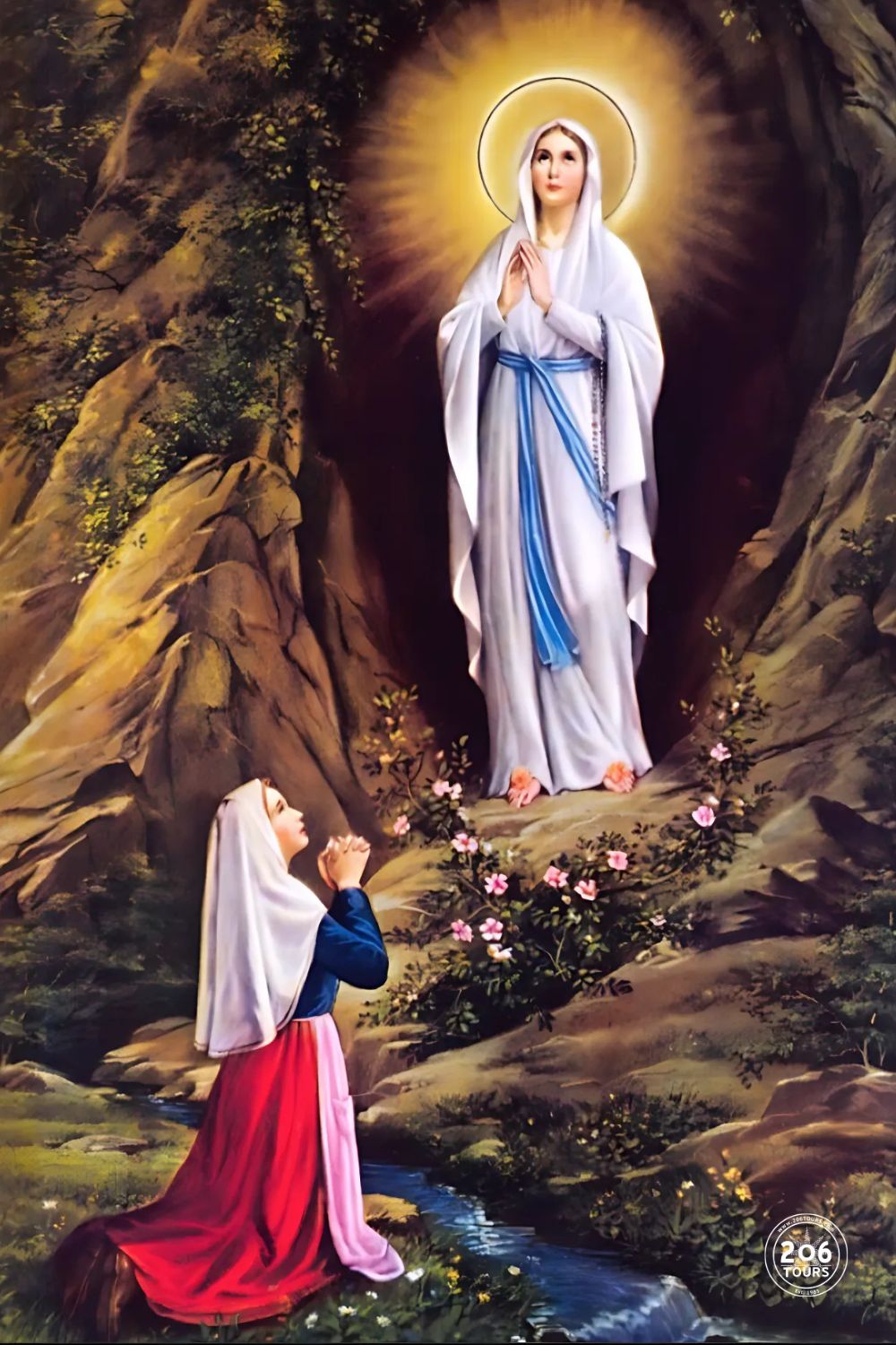 original image of our lady of lourdes