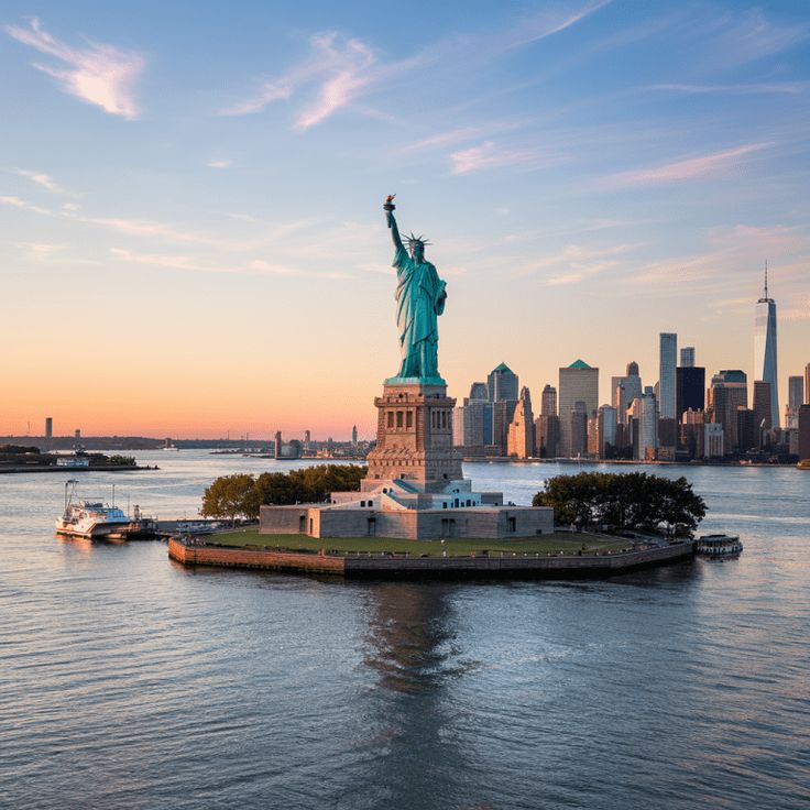 picture of the original statue of liberty