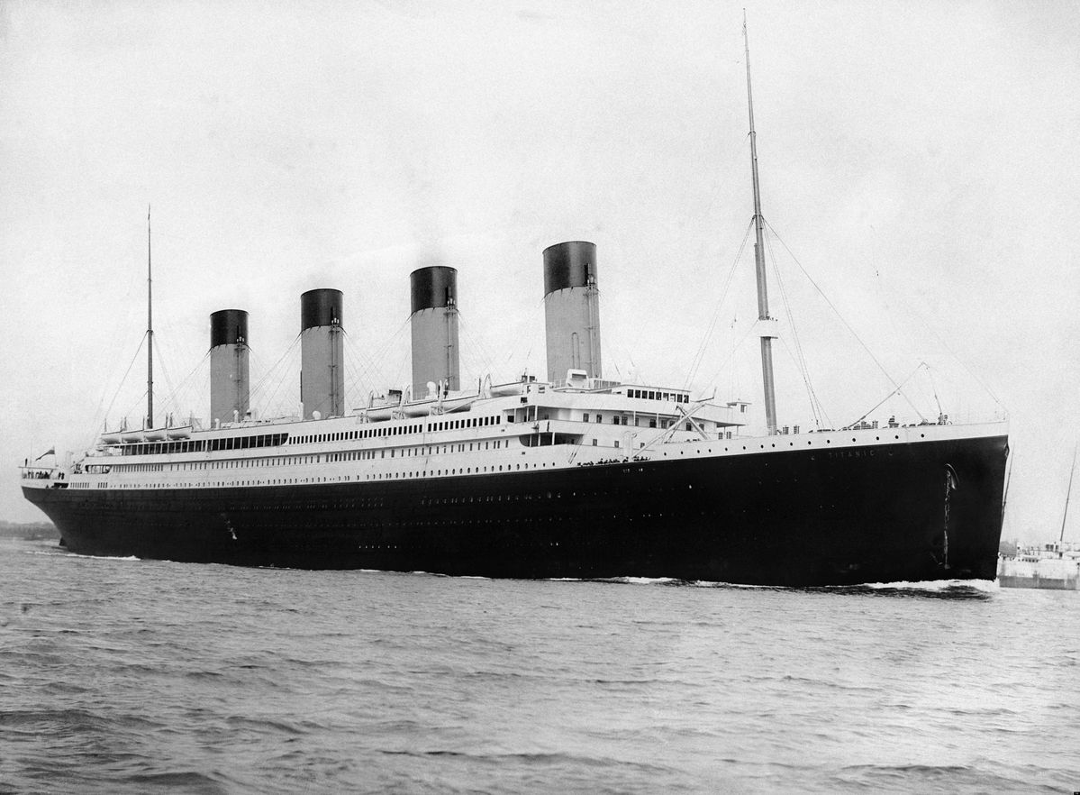 original photos of the titanic
