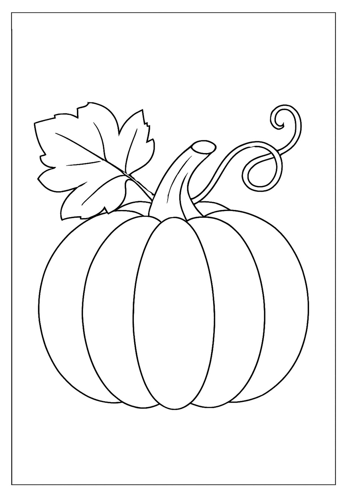 coloring pictures of a pumpkin