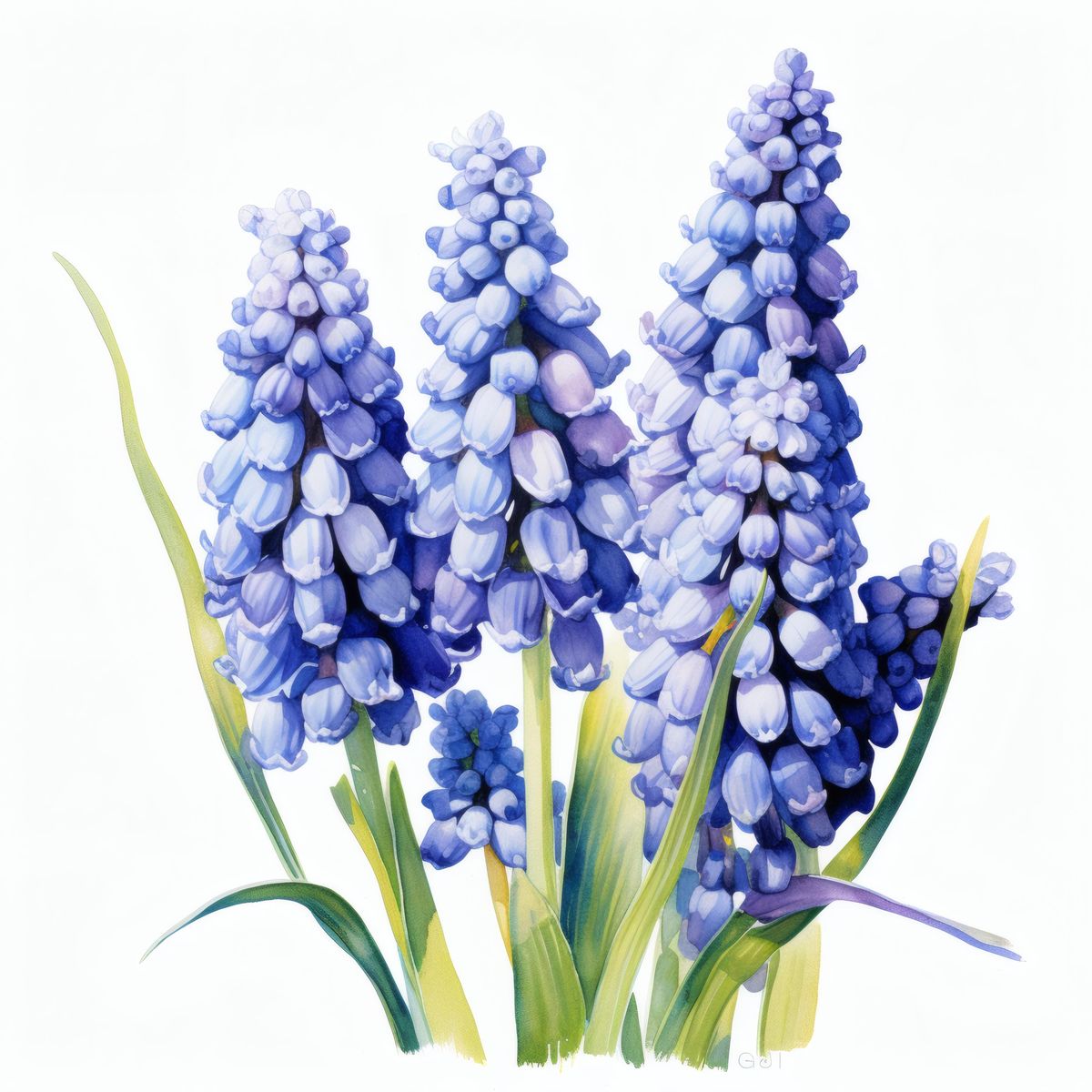 picture of a grape hyacinth