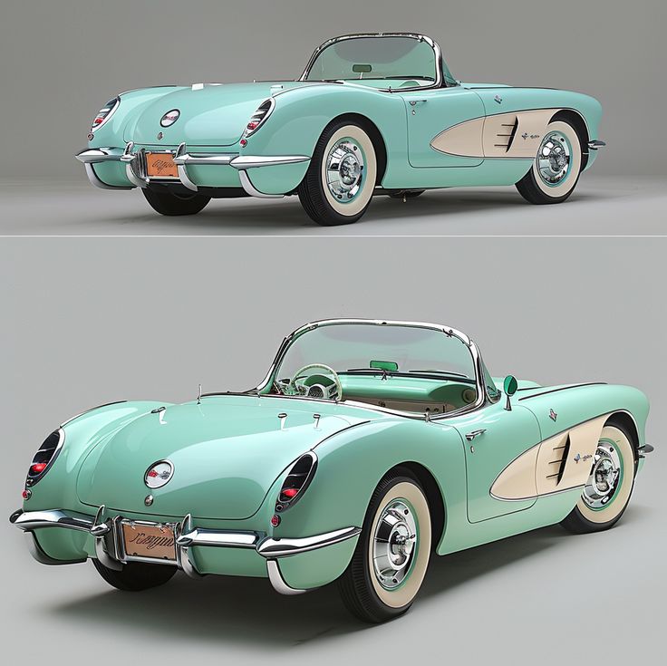 pictures of a 1957 corvette