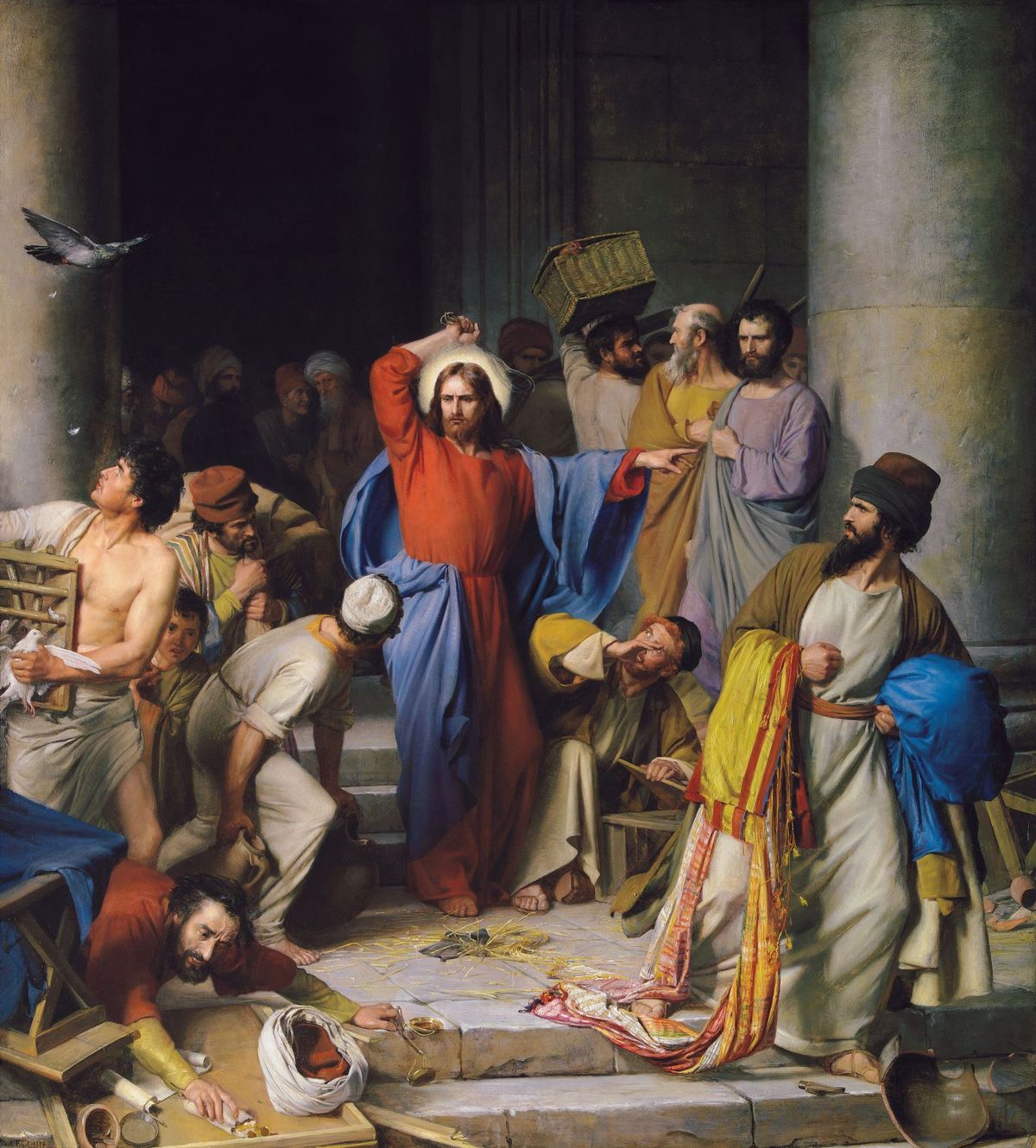 images of jesus cleansing the temple