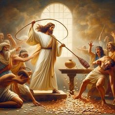 picture of jesus cleansing the temple