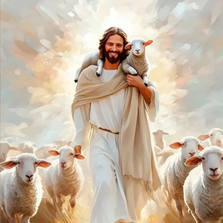 images of jesus good shepherd