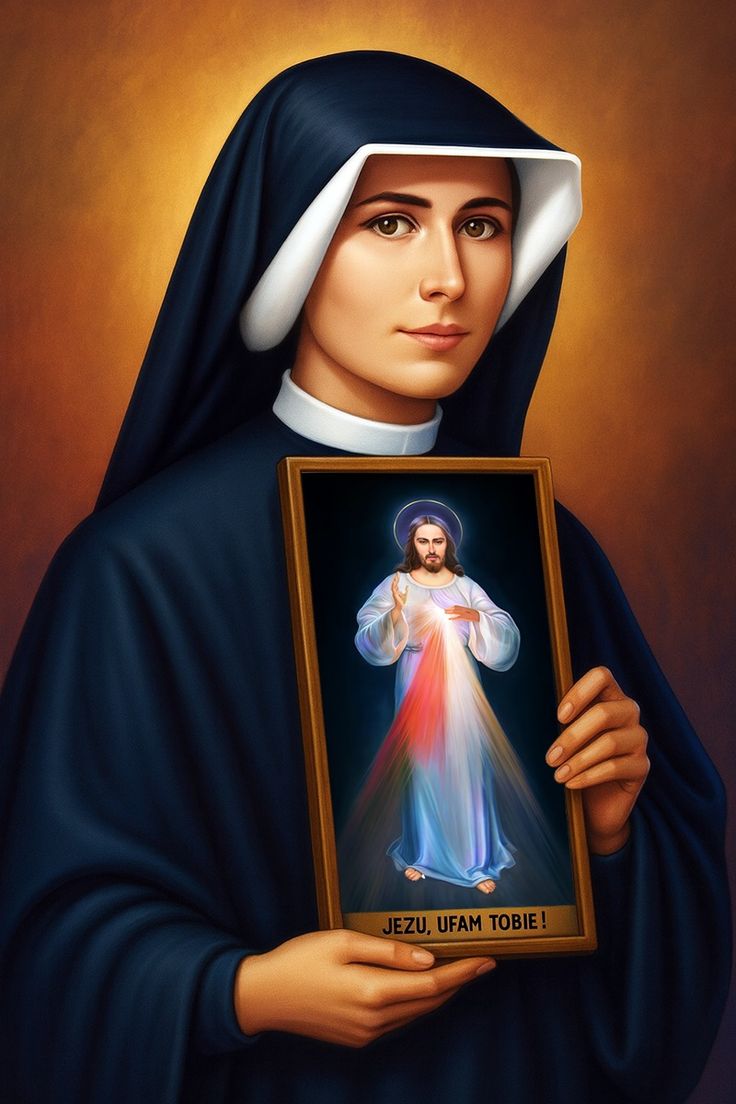 st faustina picture of jesus