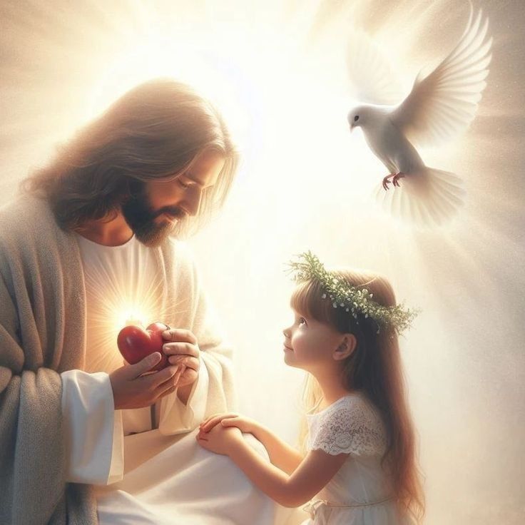 pictures of jesus by little girl