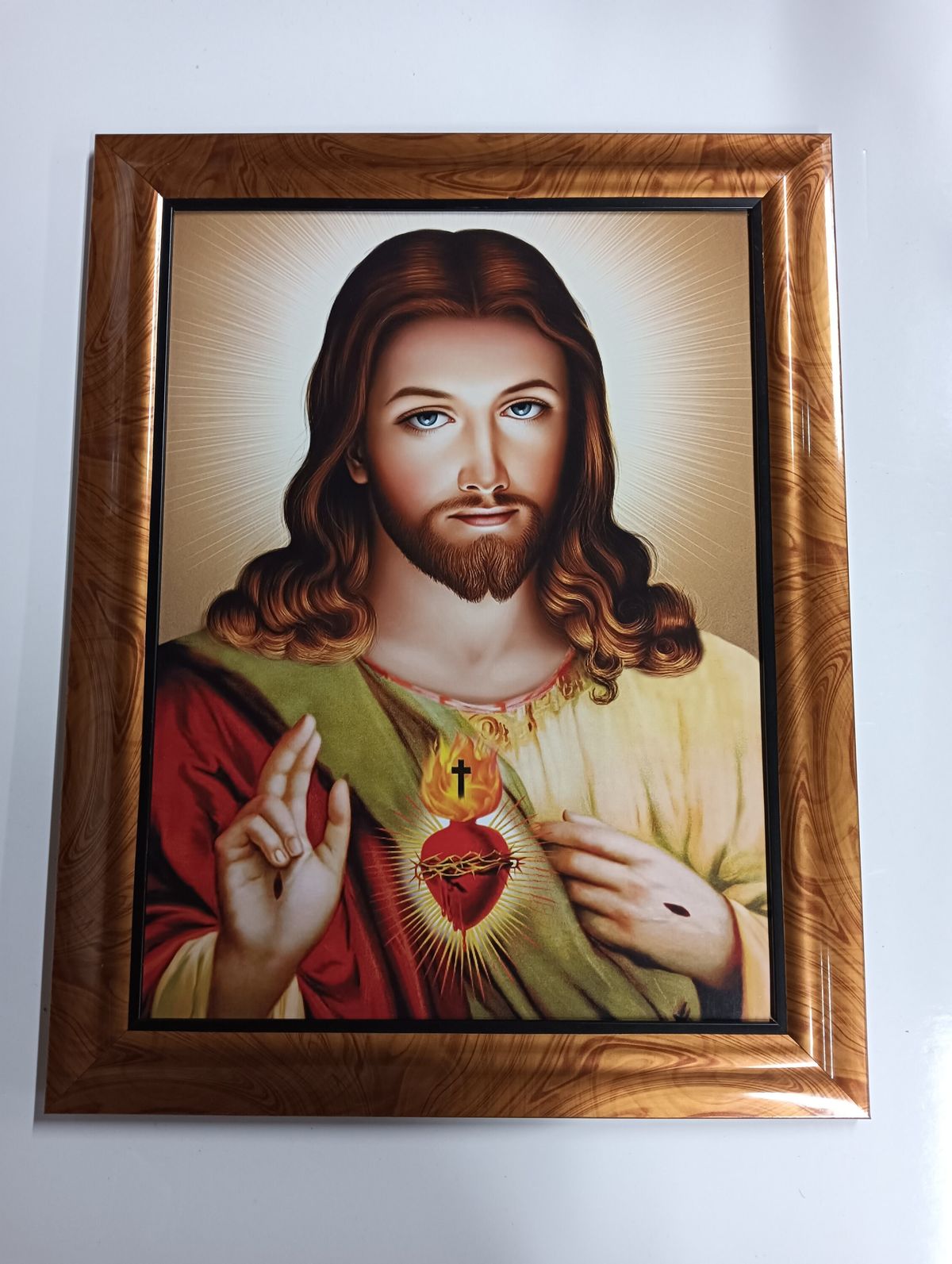 sacred heart of jesus framed picture