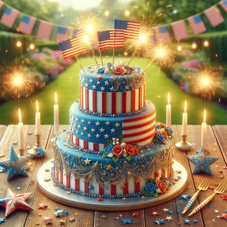 4th of july birthday images