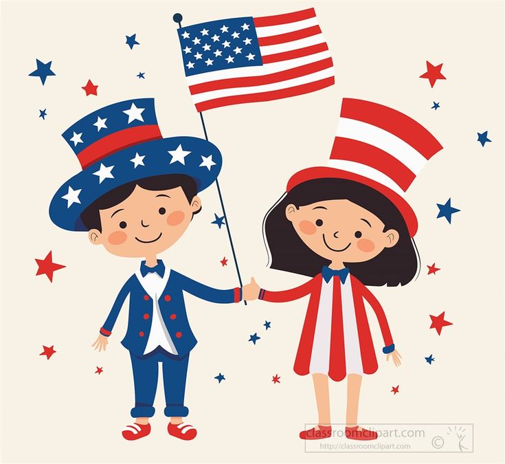4th of july cartoon images