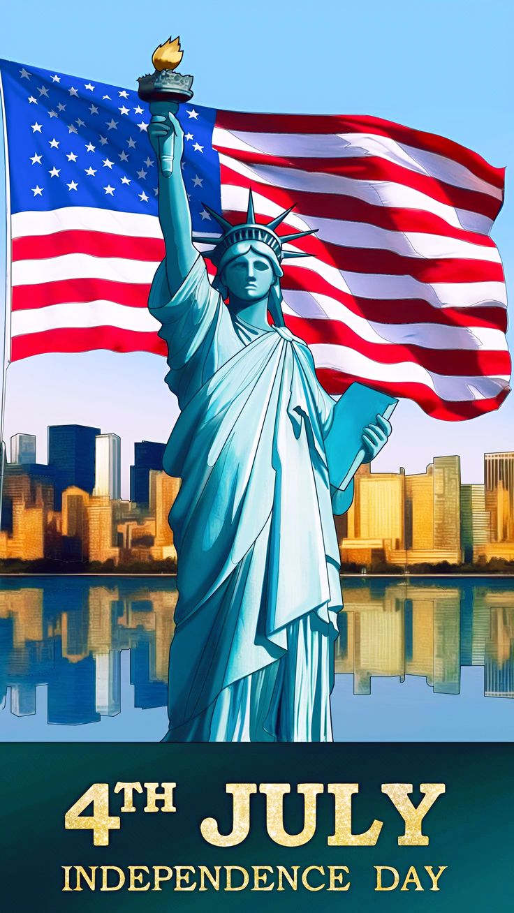 4th of july flag images