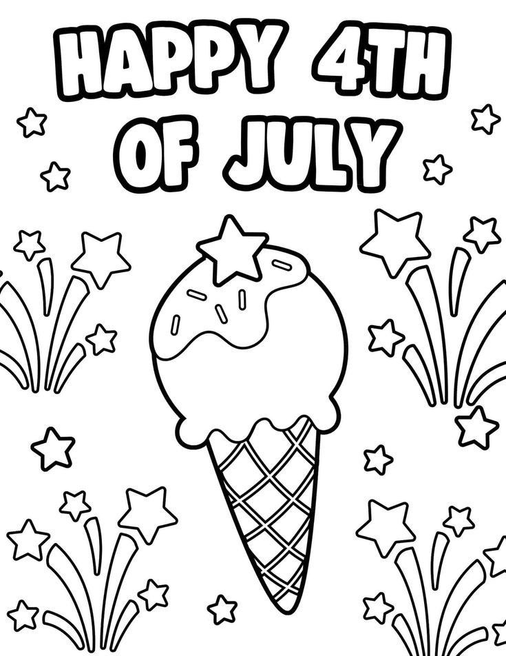 4th of july coloring pictures